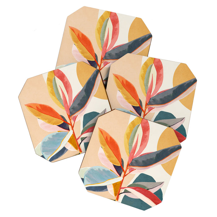 Colorful Branching Out 05 Coaster Gallery Image 1