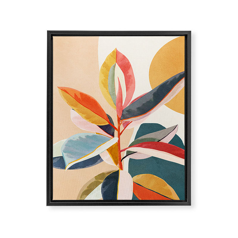 Colorful Branching Out 05 Framed Canvas Print Gallery Image 6