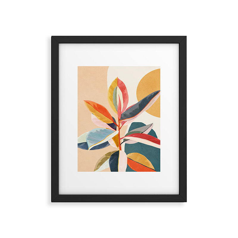 Colorful Branching Out 05 Framed Art Print Gallery Image 5