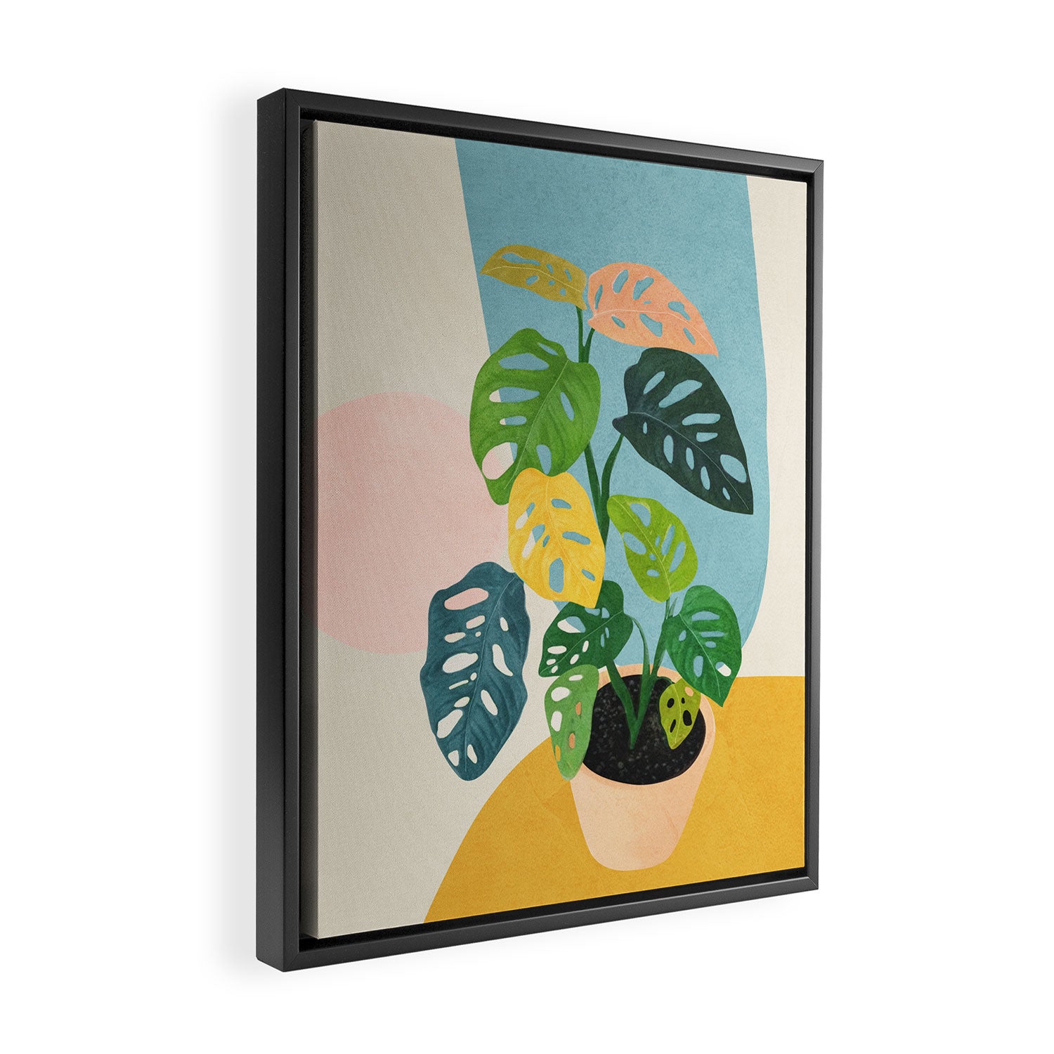 Colorful Branching Out 09 Framed Canvas Print Gallery Image 2