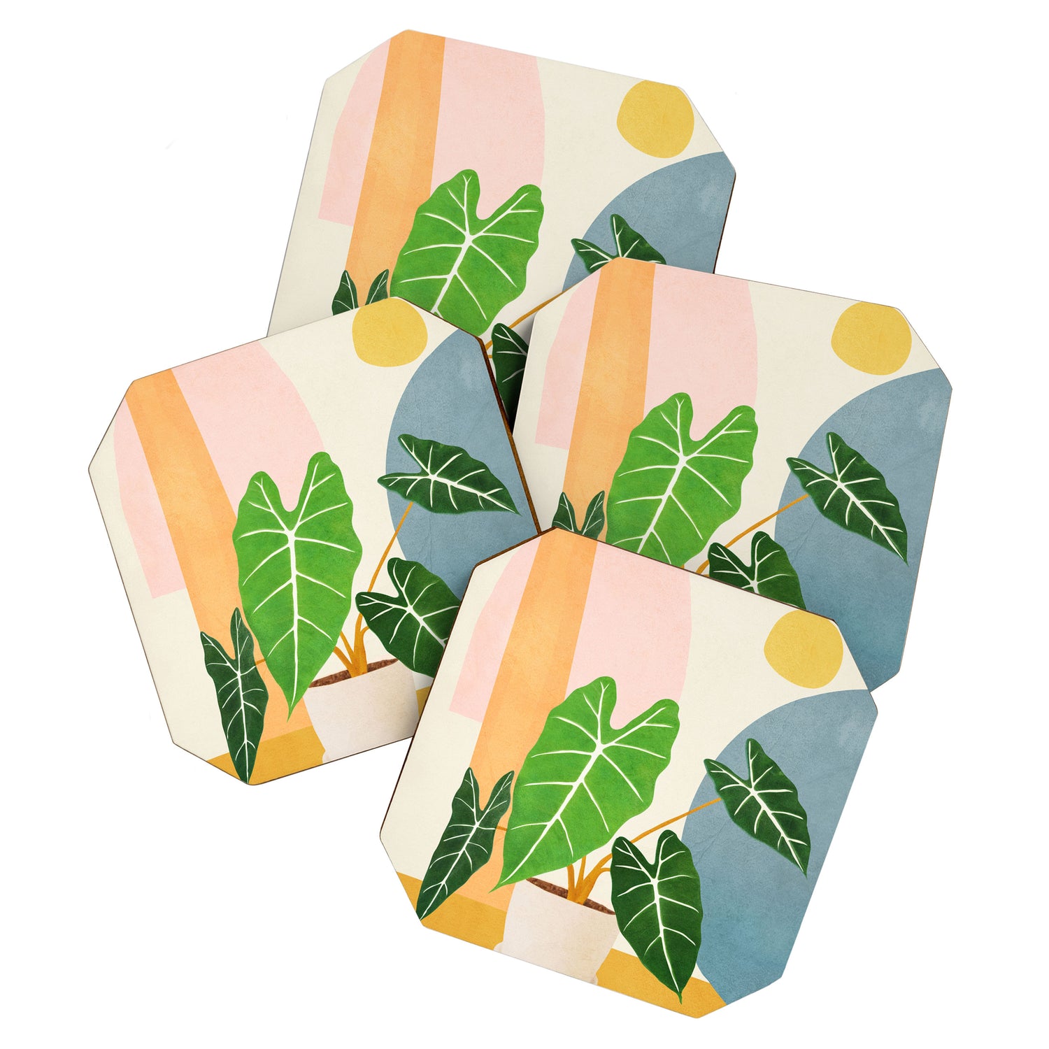 Colorful Branching Out 10 Coaster Gallery Image 1