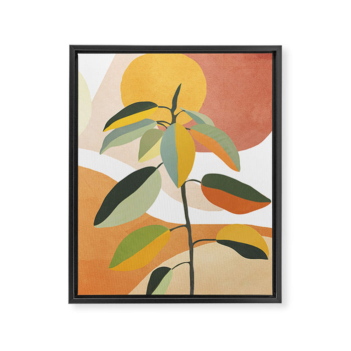Colorful Branching Out 13 Framed Canvas Print Gallery Image 1