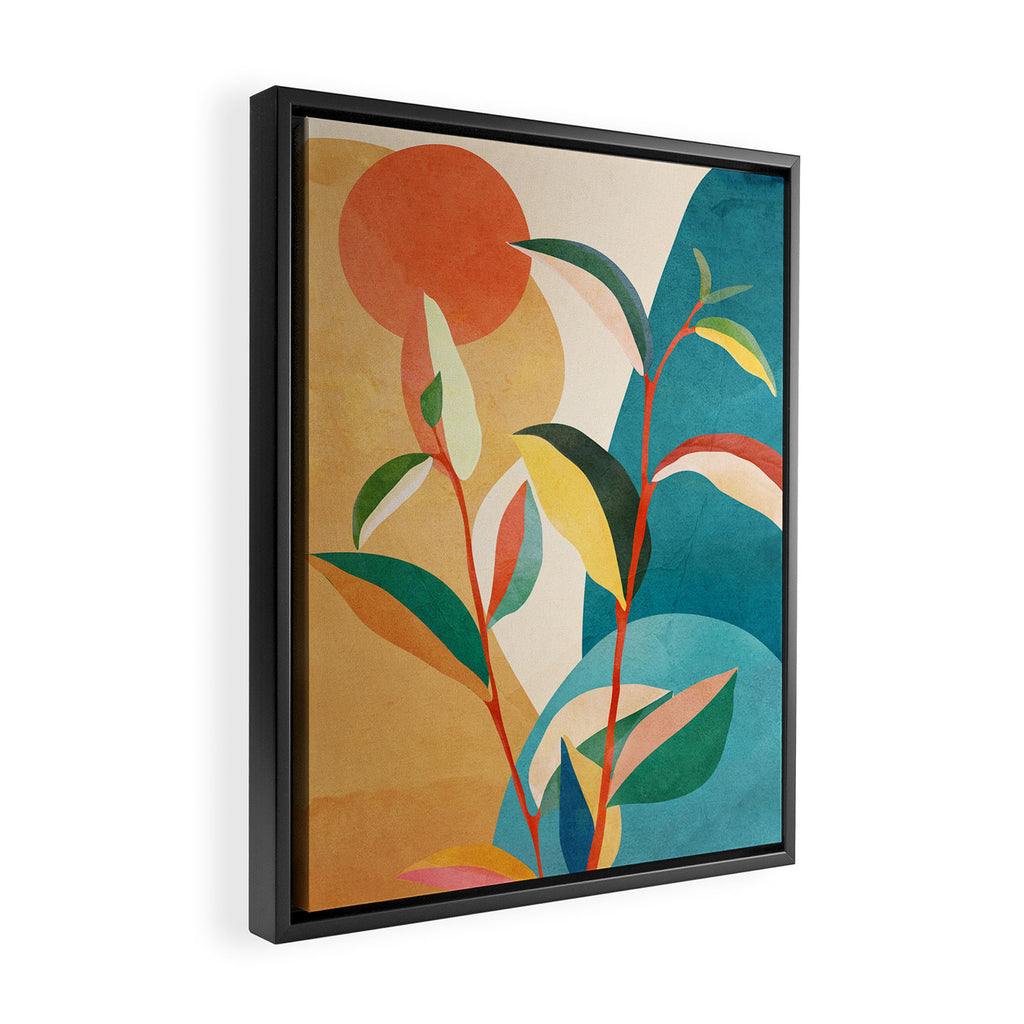 Colorful Branching Out 16 Framed Canvas Print Gallery Image 2