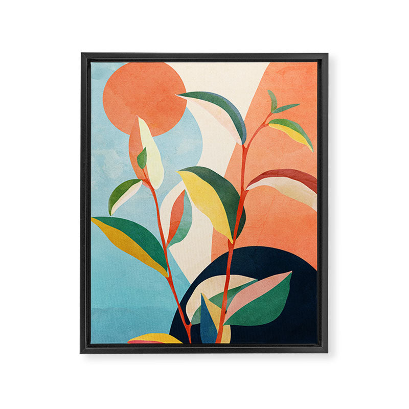 Colorful Branching Out 17 Framed Canvas Print Gallery Image 6