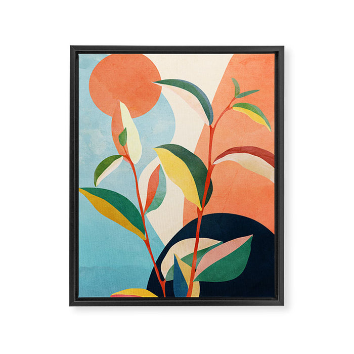 Colorful Branching Out 17 Framed Canvas Print Gallery Image 1
