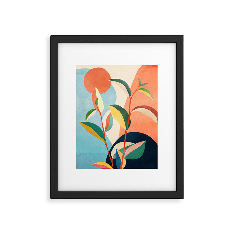 Colorful Branching Out 17 Framed Art Print Gallery Image 5
