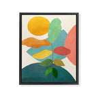 Colorful Branching Out 18 Framed Canvas Print Gallery Image 6