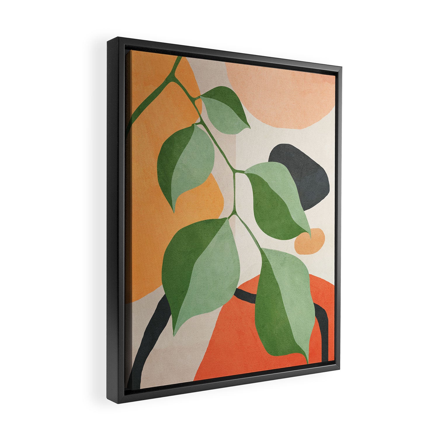 Colorful Branching Out 22 Framed Canvas Print Gallery Image 2
