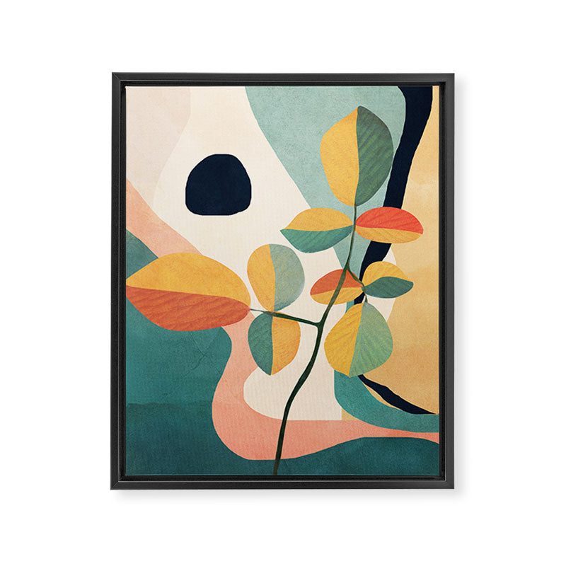 Colorful Branching Out 26 Framed Canvas Print Gallery Image 6