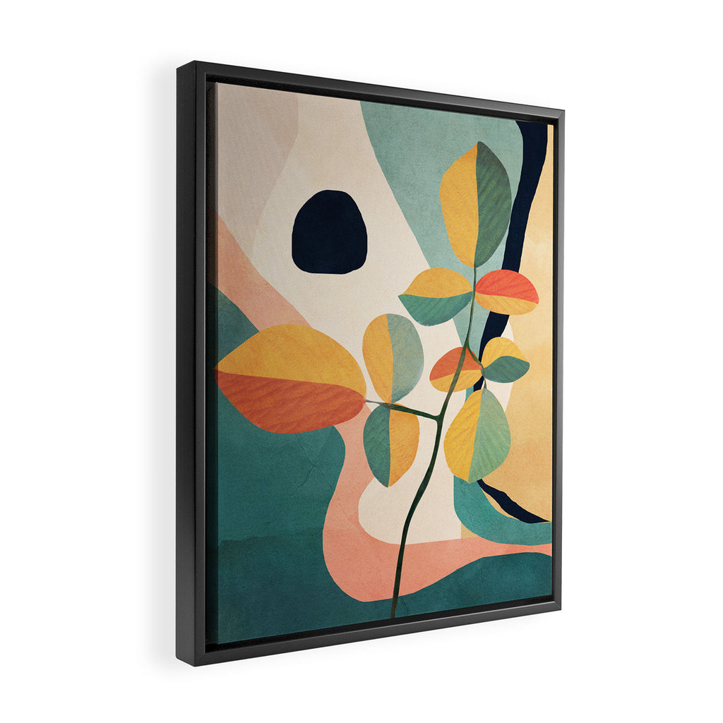 Colorful Branching Out 26 Framed Canvas Print Gallery Image 2
