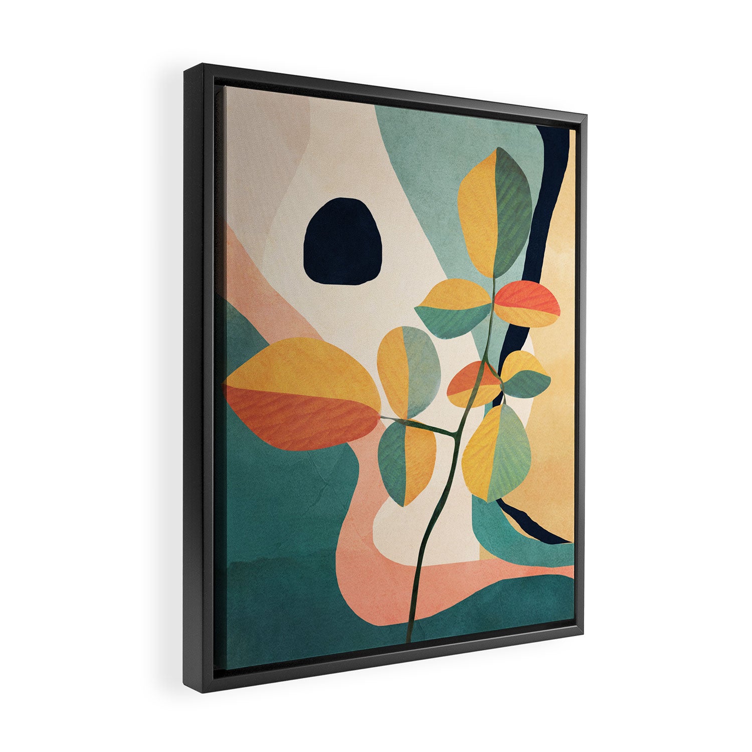 Colorful Branching Out 26 Framed Canvas Print Gallery Image 2
