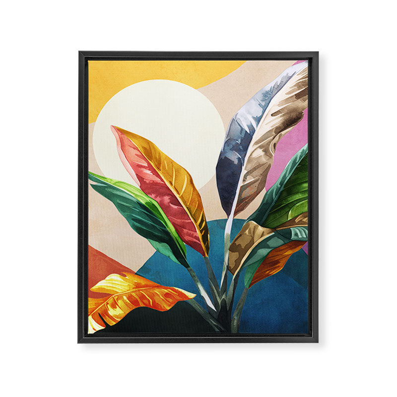 Colorful Branching Out 27 Framed Canvas Print Gallery Image 6
