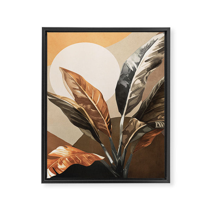 Colorful Branching Out 28  Framed Canvas Print Gallery Image 1