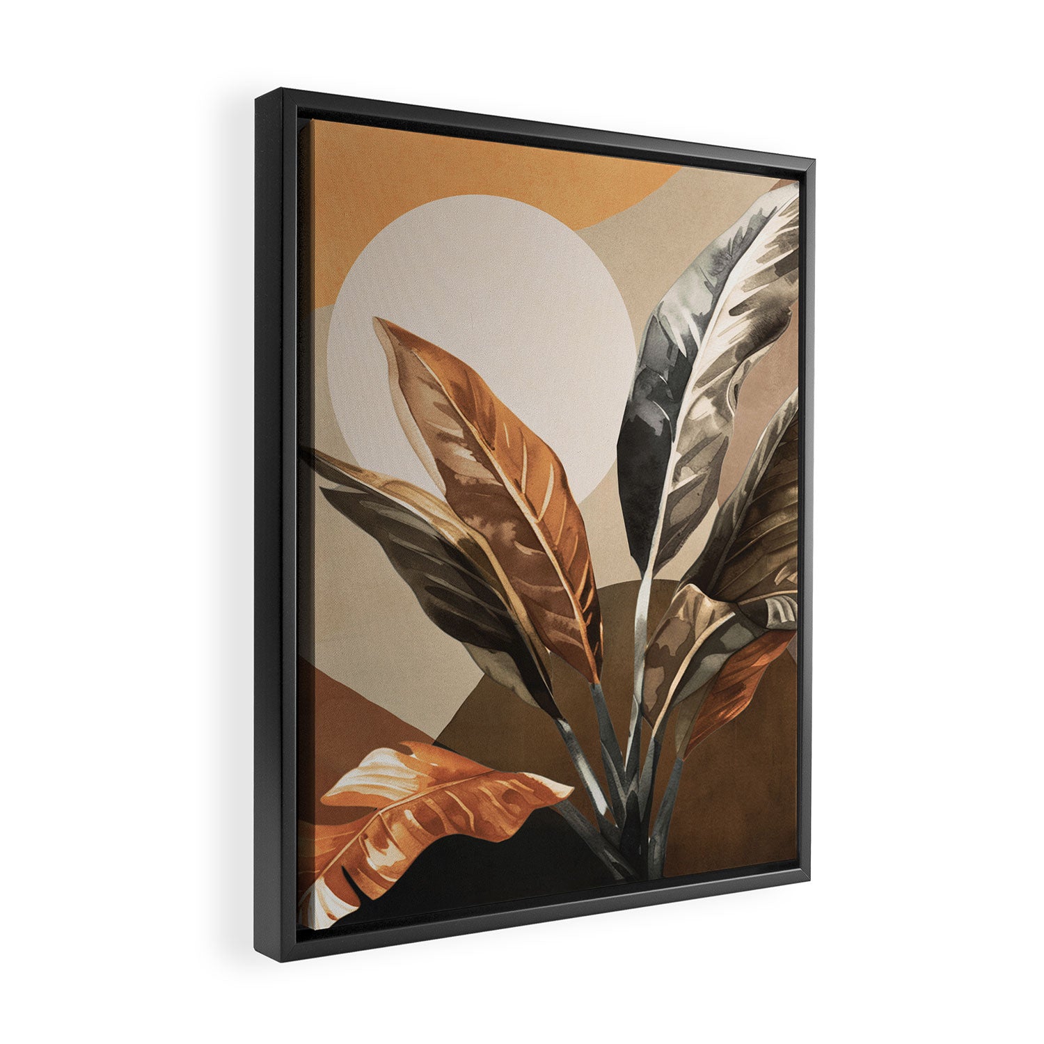 Colorful Branching Out 28  Framed Canvas Print Gallery Image 2