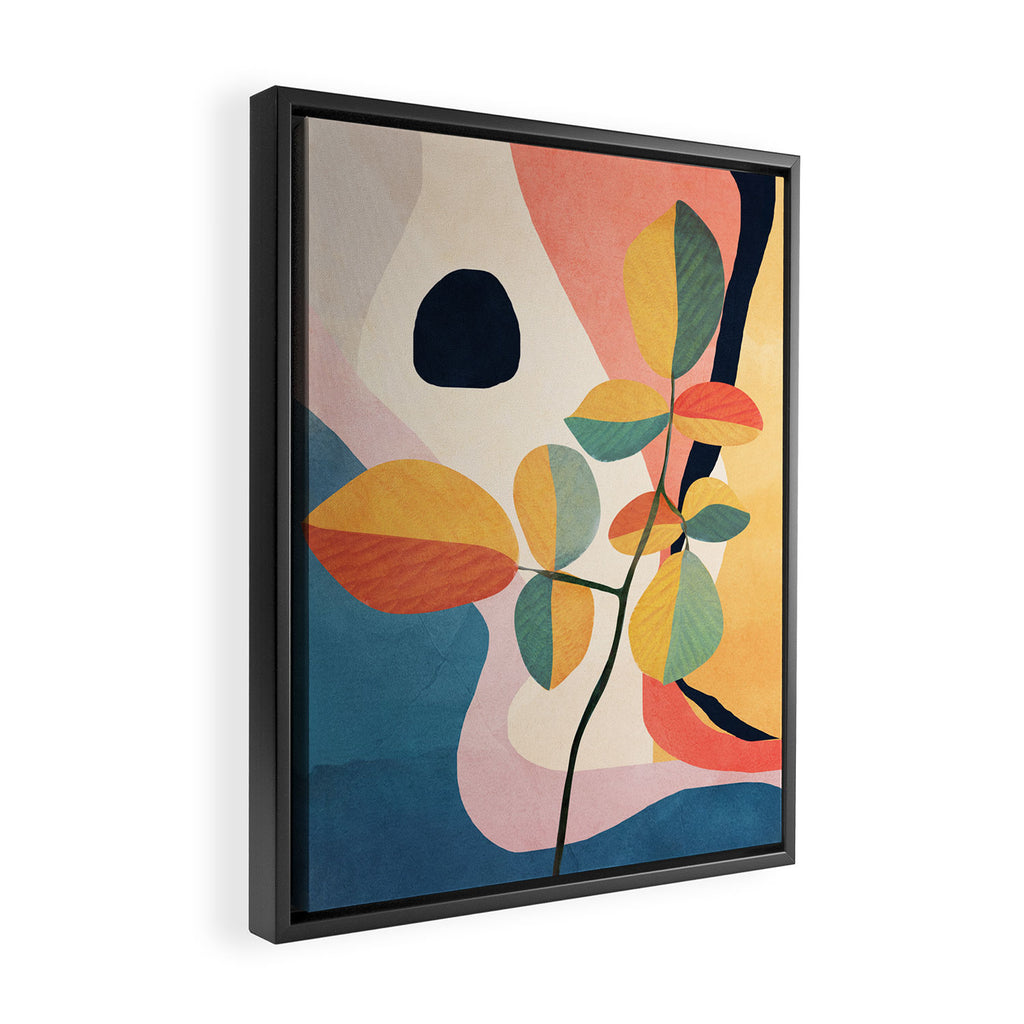 Colorful Branching Out 28 Framed Canvas Print Gallery Image 2