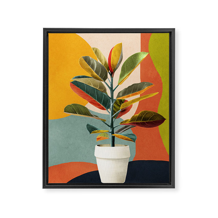 Colorful Branching Out 29 Framed Canvas Print Gallery Image 1