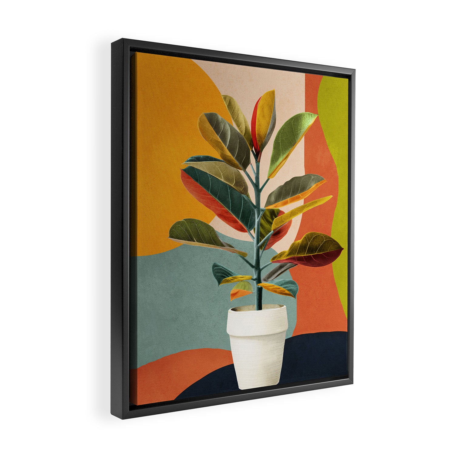 Colorful Branching Out 29 Framed Canvas Print Gallery Image 2