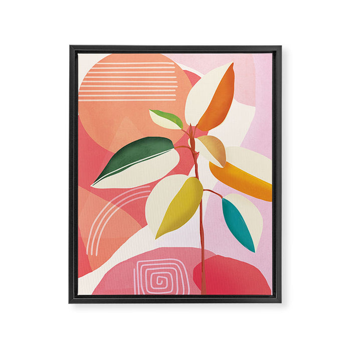 Colorful Branching Out 29 Framed Canvas Print Gallery Image 1