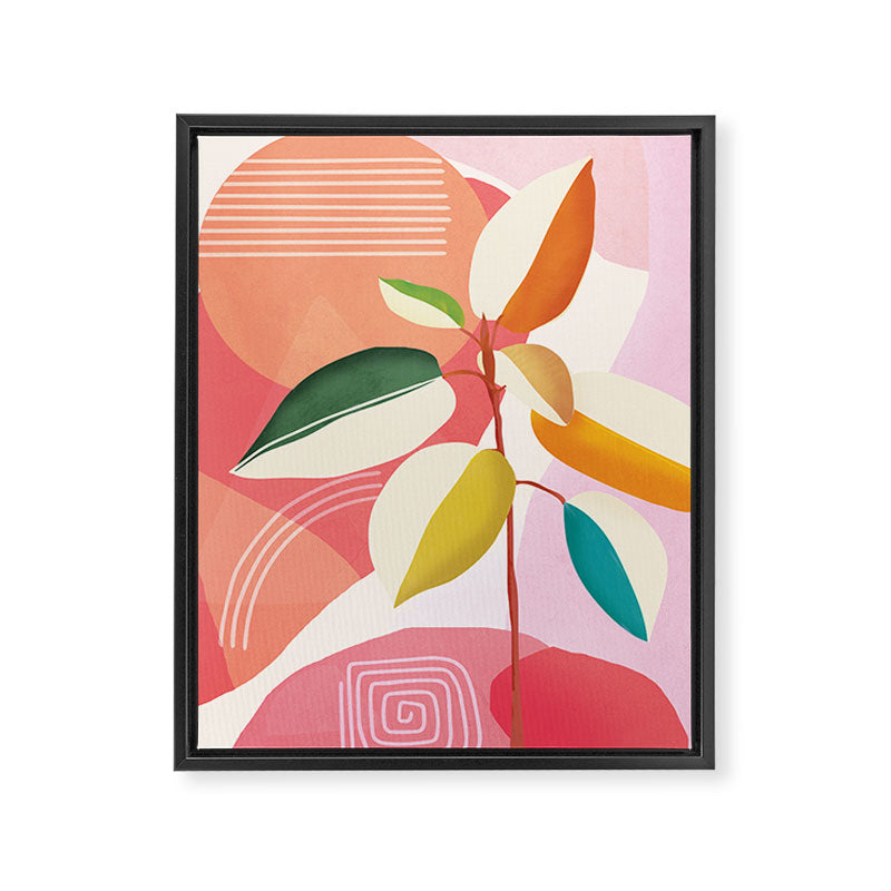 Colorful Branching Out 29 Framed Canvas Print Gallery Image 6