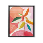 Colorful Branching Out 29 Framed Canvas Print Gallery Image 6