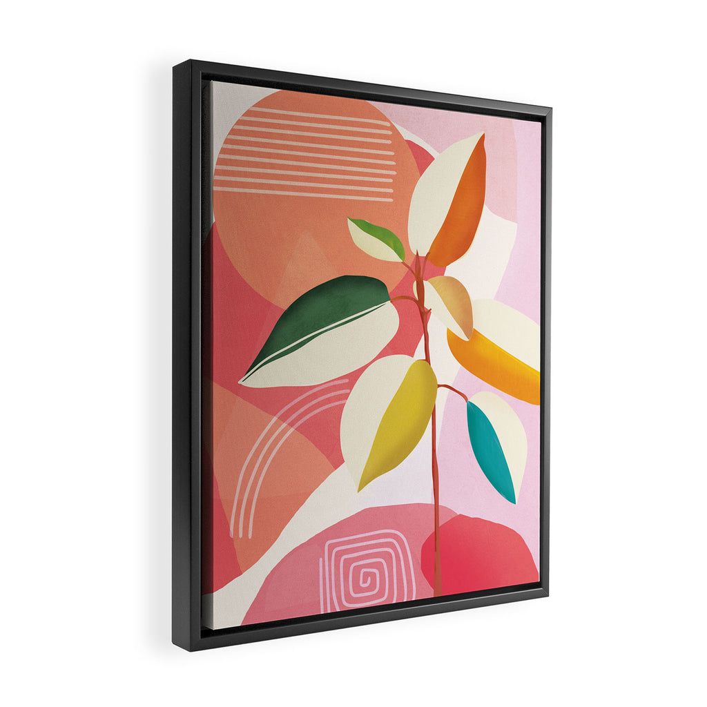 Colorful Branching Out 29 Framed Canvas Print Gallery Image 2