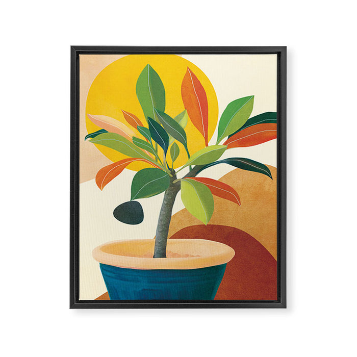 Colorful Branching Out 35 Framed Canvas Print Gallery Image 1