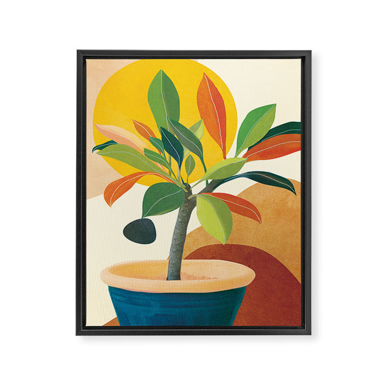 Colorful Branching Out 35 Framed Canvas Print Gallery Image 8