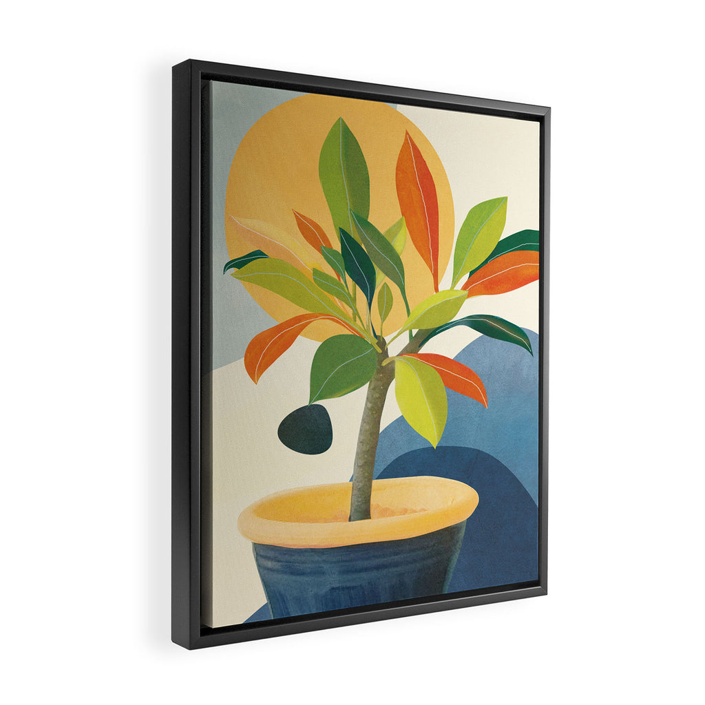 Colorful Branching Out 36 Framed Canvas Print Gallery Image 2