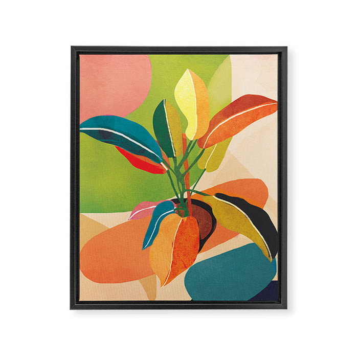 Colorful Branching Out 37 Framed Canvas Print Gallery Image 1