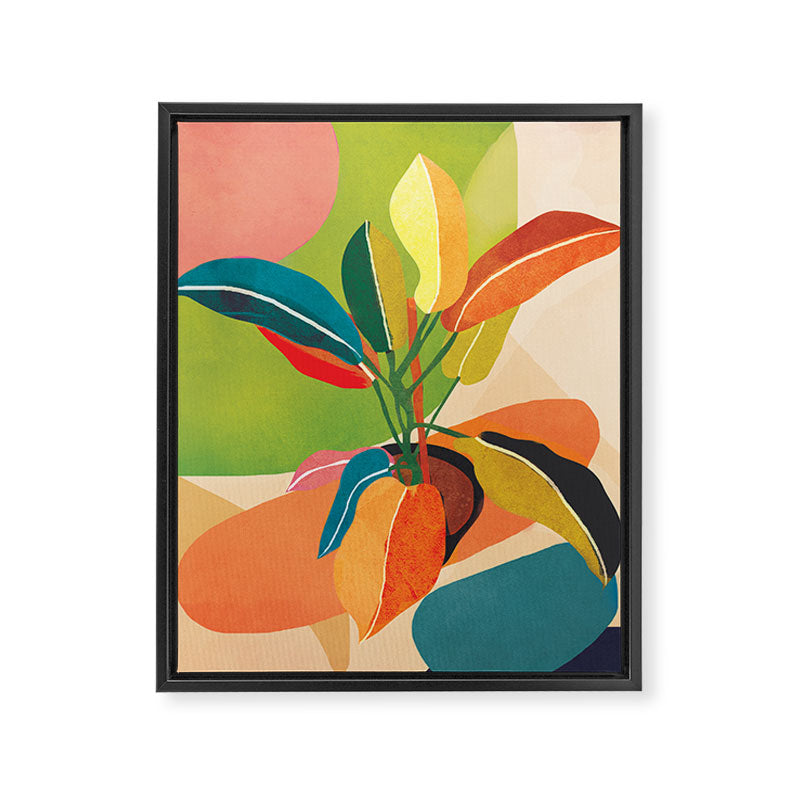 Colorful Branching Out 37 Framed Canvas Print Gallery Image 6