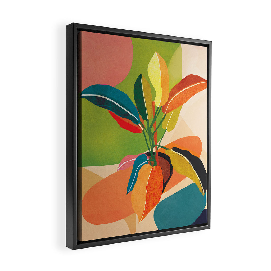 Colorful Branching Out 37 Framed Canvas Print Gallery Image 2