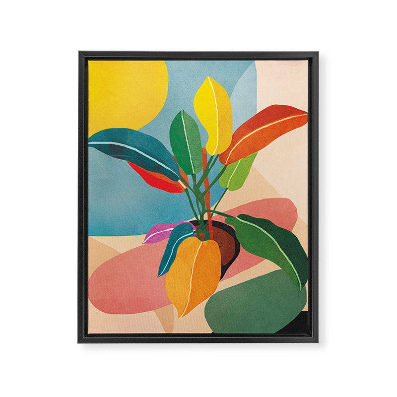 Colorful Branching Out 38 Framed Canvas Print Gallery Image 6