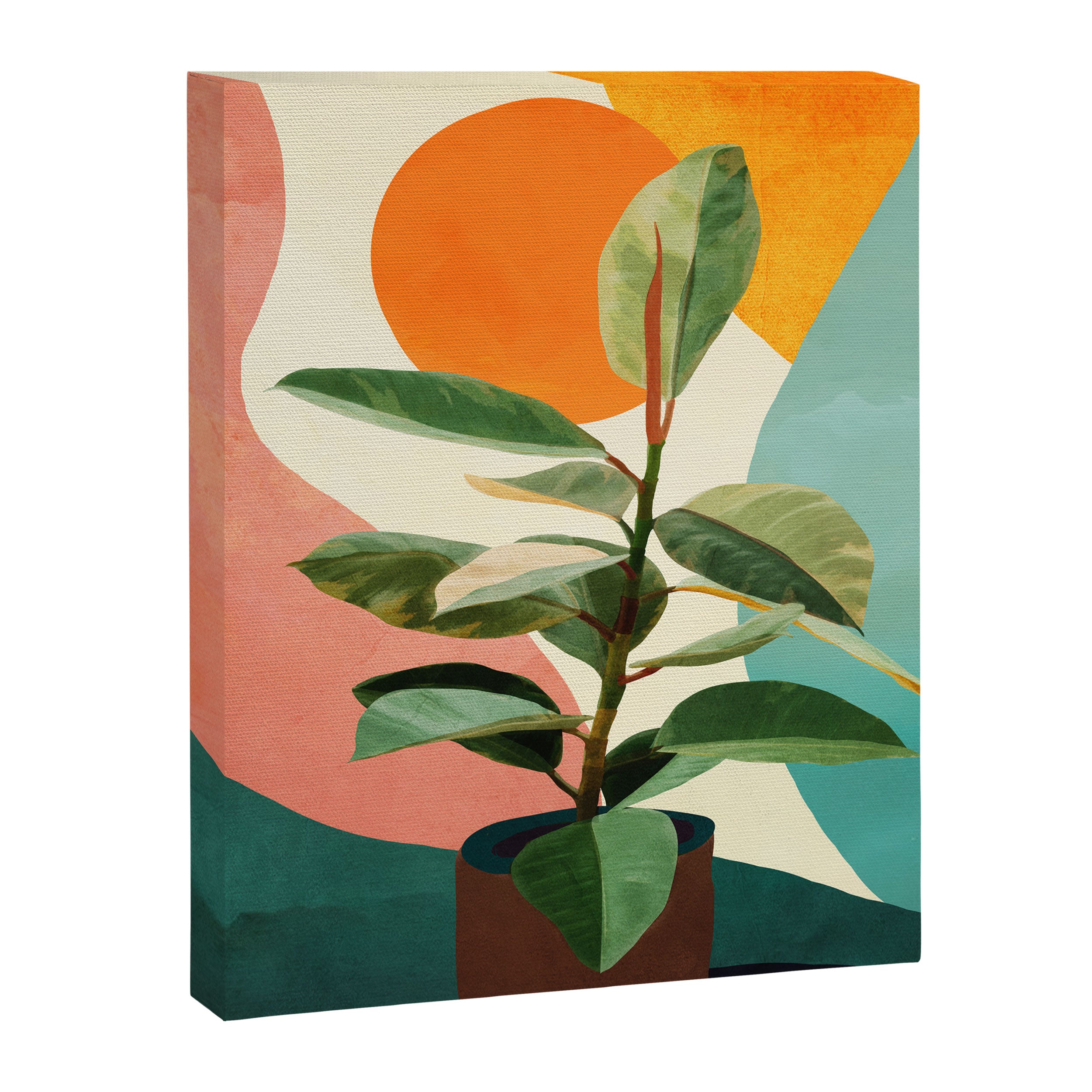 Colorful Ficus 1 Canvas Print Gallery Image 6