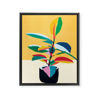 Colorful Ficus 4 Framed Canvas Print Gallery Image 6
