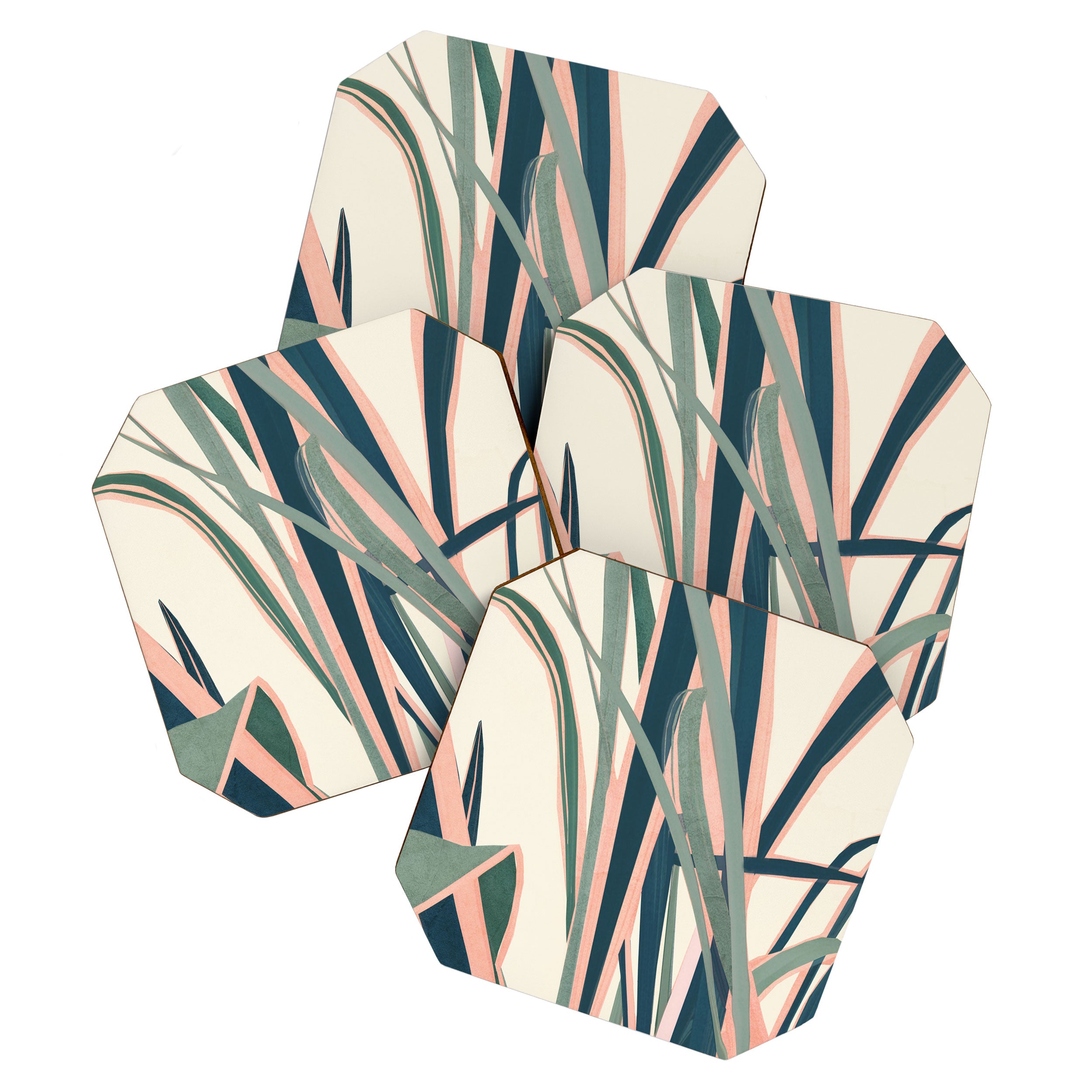 Colorful Plant Coaster Gallery Image 1
