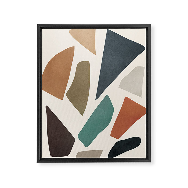 Colorful Shapes I Framed Canvas Print Gallery Image 6