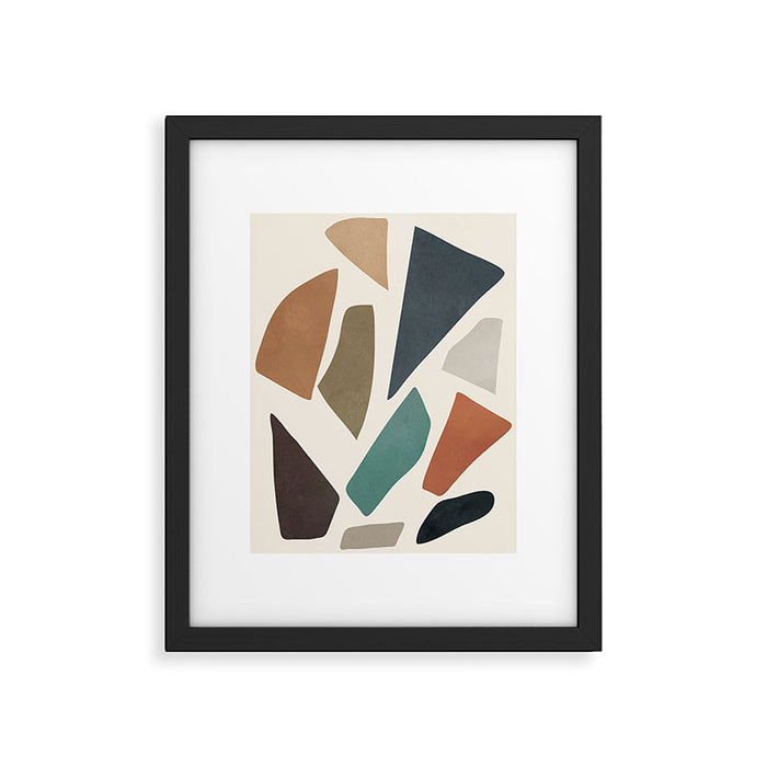 Colorful Shapes I Framed Art Print Gallery Image 1