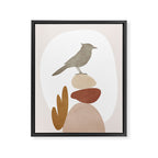 Cute Little Bird III Framed Canvas Print Gallery Image 6