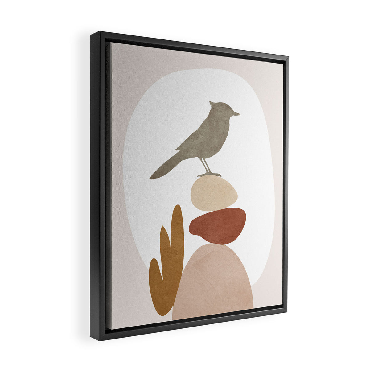 Cute Little Bird III Framed Canvas Print Gallery Image 2