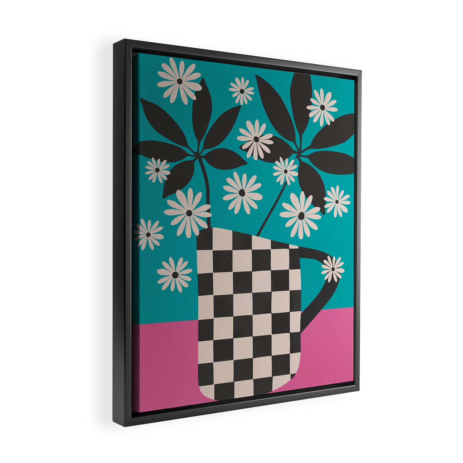 Daisy Daydreams 2 Framed Canvas Print Gallery Image 2