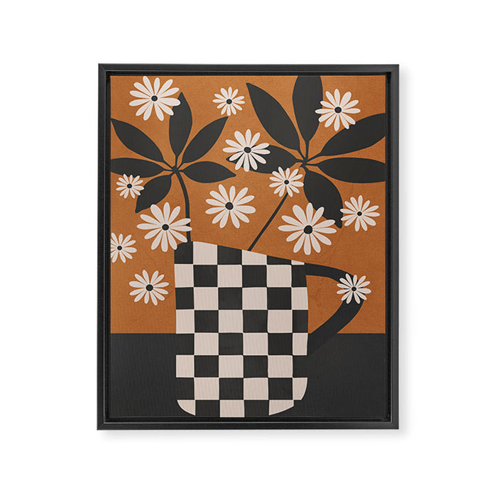 Daisy Daydreams 4 Framed Canvas Print Gallery Image 1