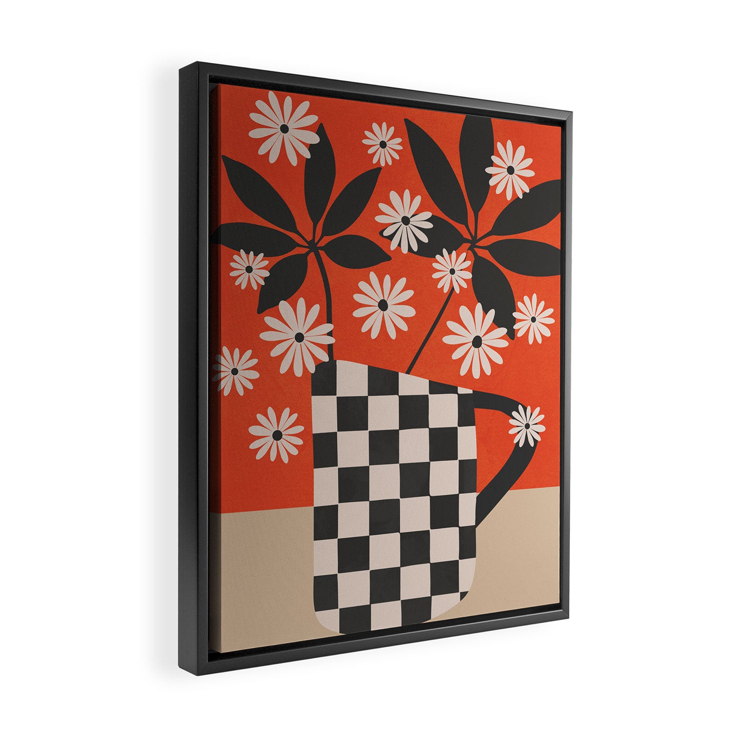 Daisy Daydreams 5 Framed Canvas Print Gallery Image 2