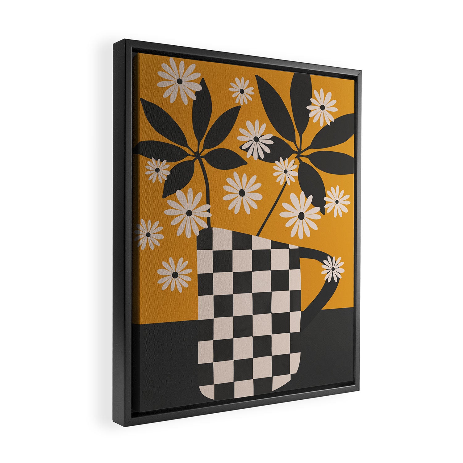 Daisy Daydreams 6 Framed Canvas Print Gallery Image 2