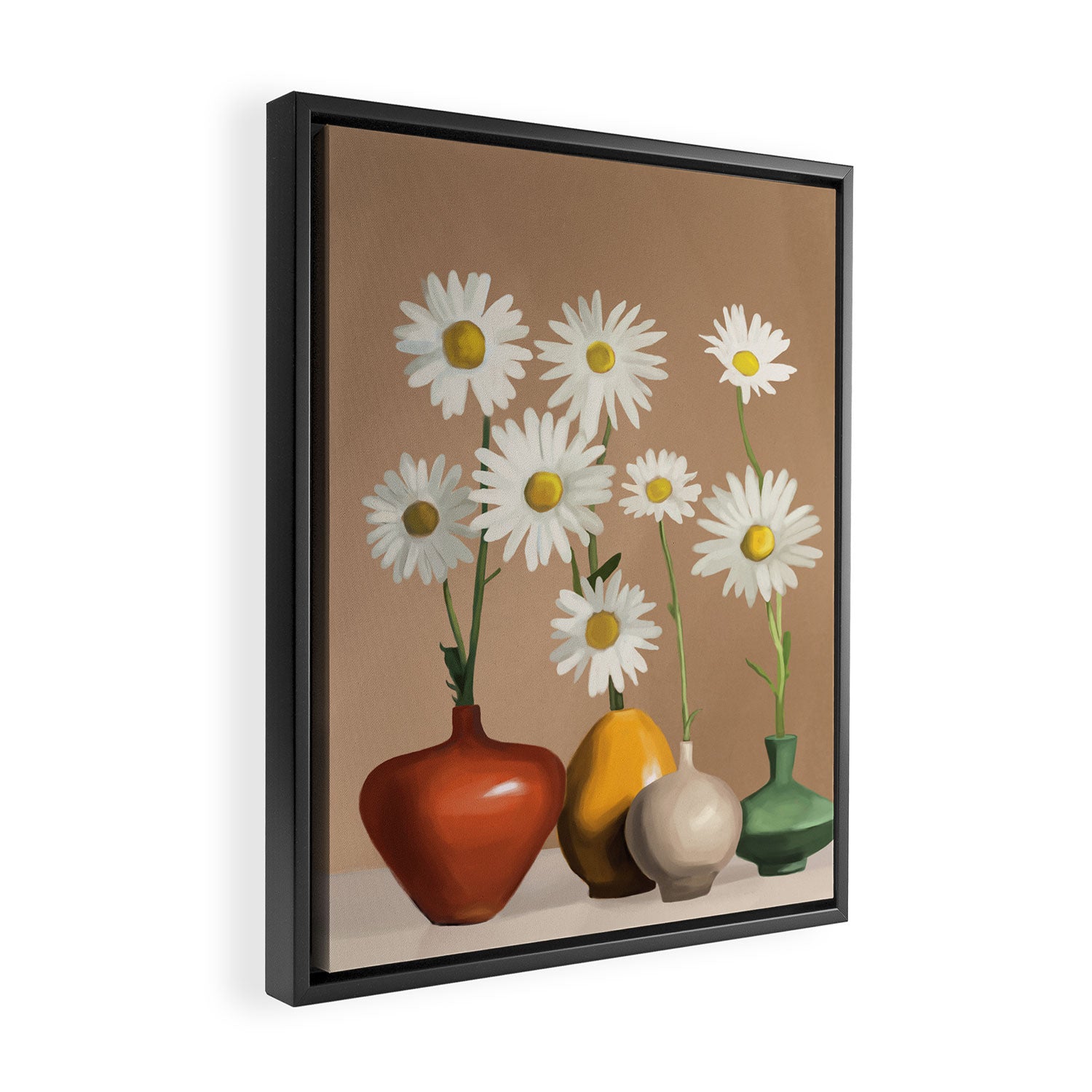 Daisy Harmony 1 Framed Canvas Print Gallery Image 2