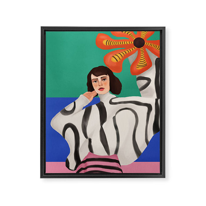 Dance of Colors and Dreams Framed Canvas Print Gallery Image 1
