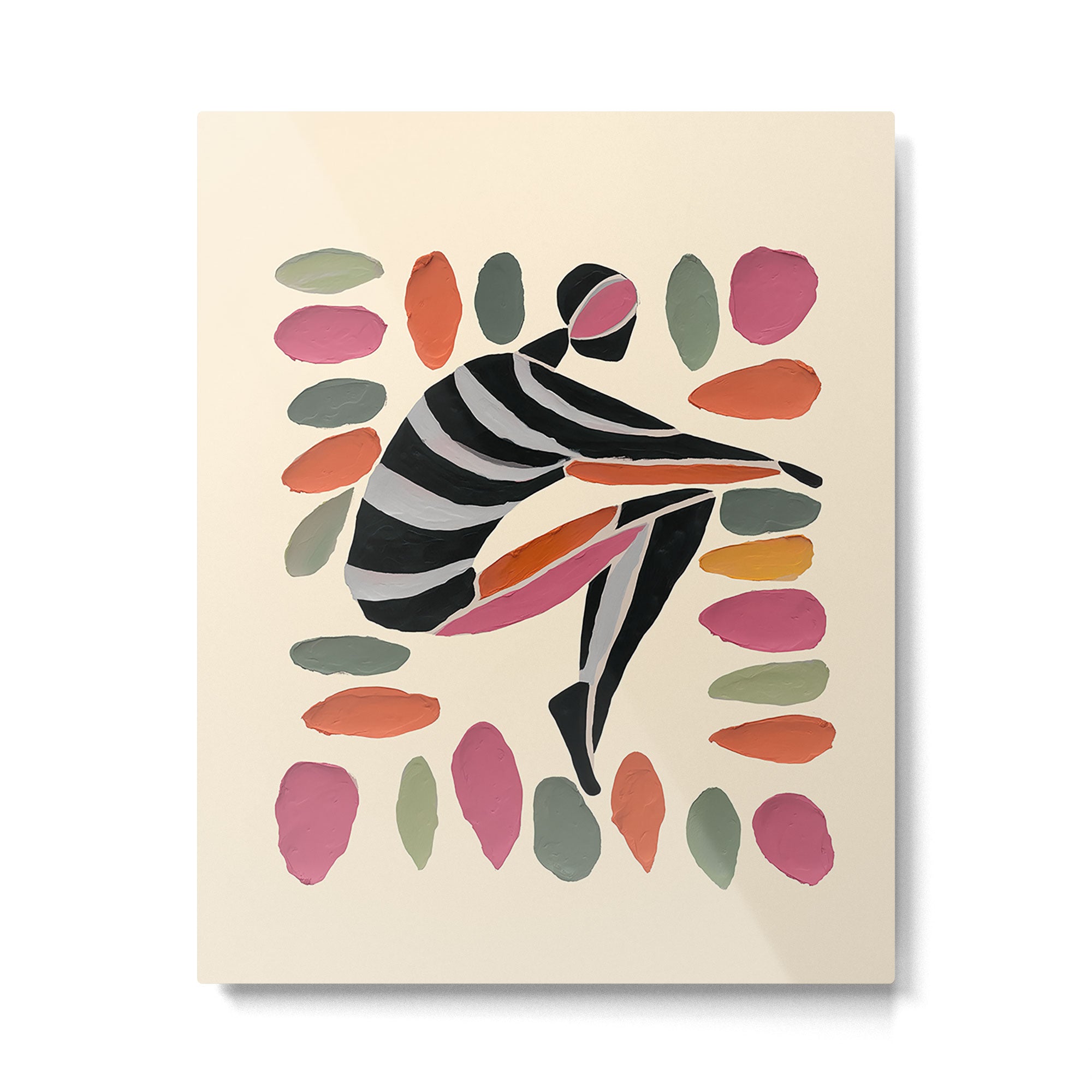 Dance of Shapes Metal Print Gallery Image 4