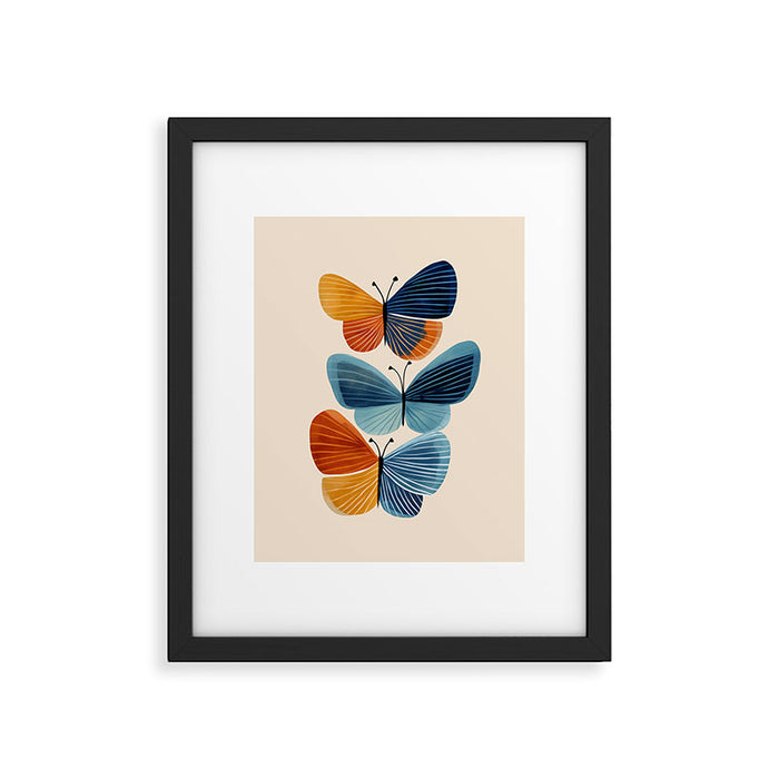 Dancing Butterflies Framed Art Print Gallery Image 1