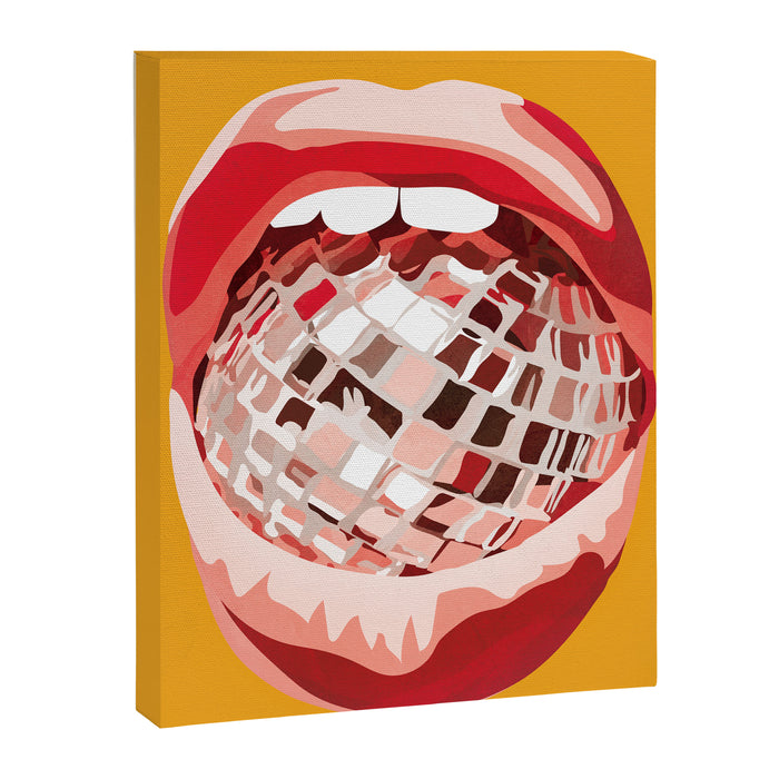 Disco Kiss 4 Canvas Print Gallery Image 1
