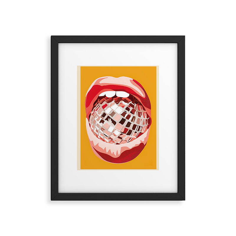 Disco Kiss 4 Framed Art Print Gallery Image 5