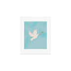 Dove of Peace with Olive Branch Art Print Gallery Image 1